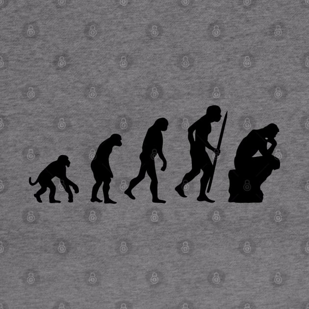 Evolution of the thinker philosophy, philosopher by LaundryFactory